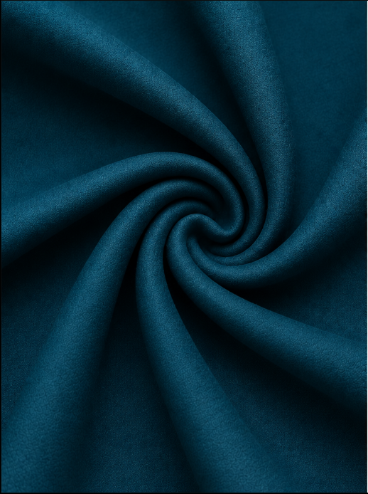 Petrol Blue Suiting Wool